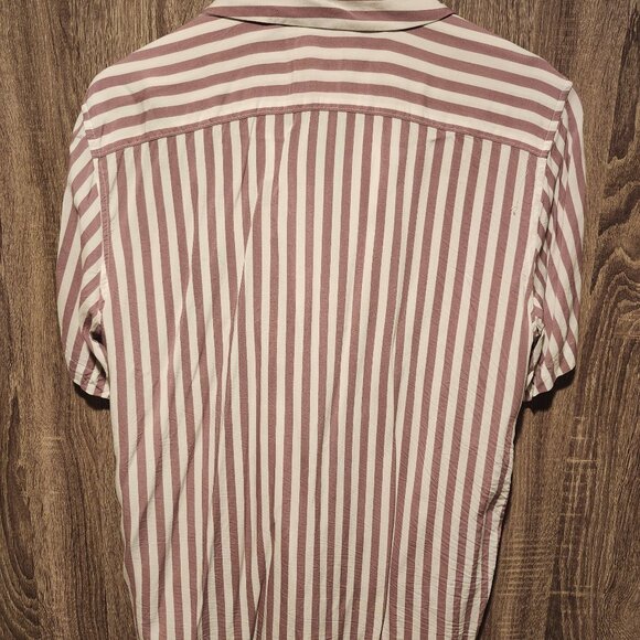Only & Sons short sleeve summer shirt pink stripes - Picture 3 of 5